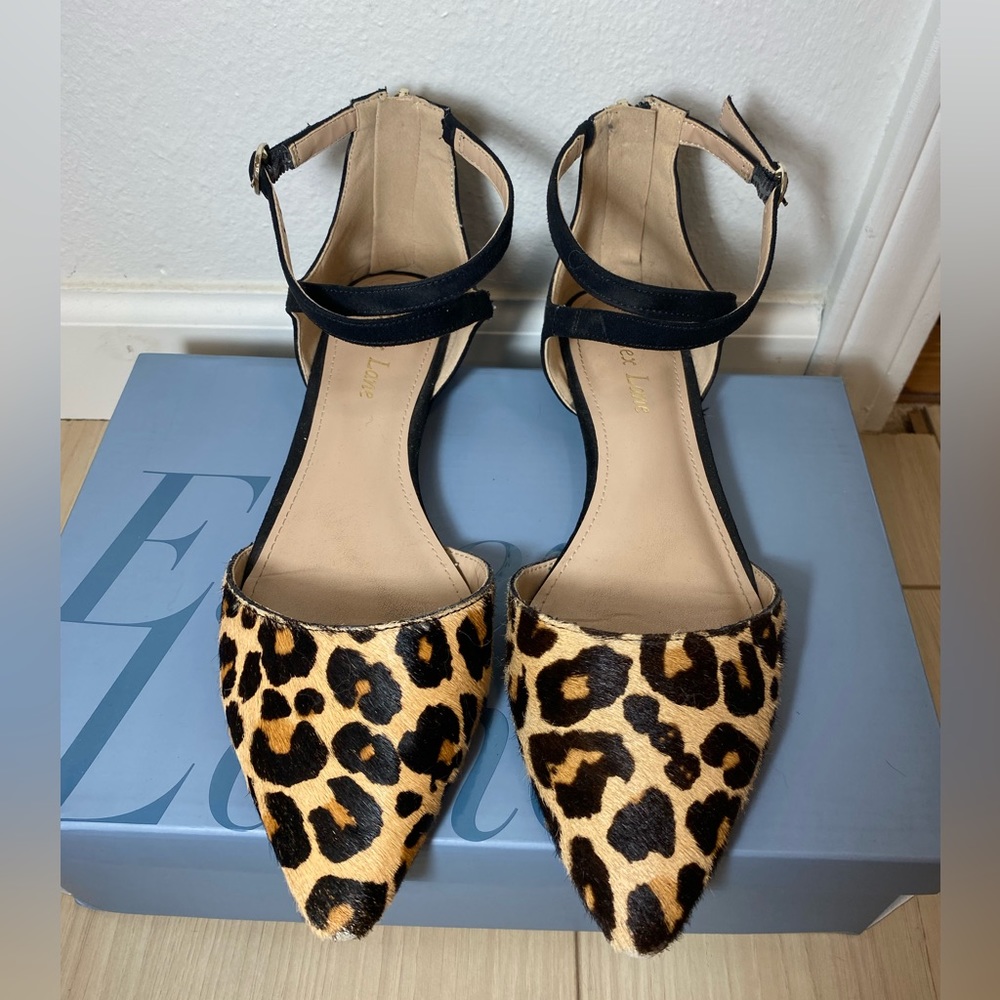 Essex Lane Cheetah Print Ballerina Flats